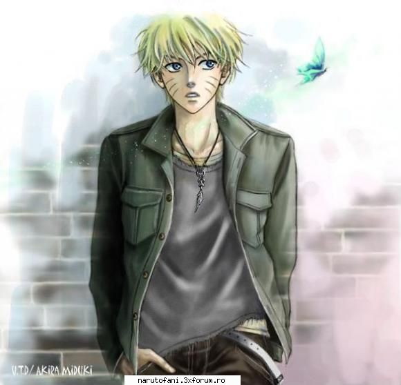 naruto uzumaki inainte imi placea sasuke dar acum iubesc naruto,pot spune model pentru toti,prin Fan NaruHina4ever