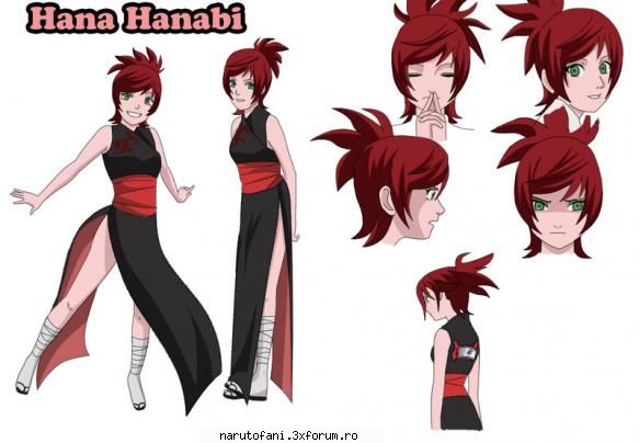 naruto next hana tanara talentata care poate folosi foarte bine foarte eleganta mereu atrage atentia