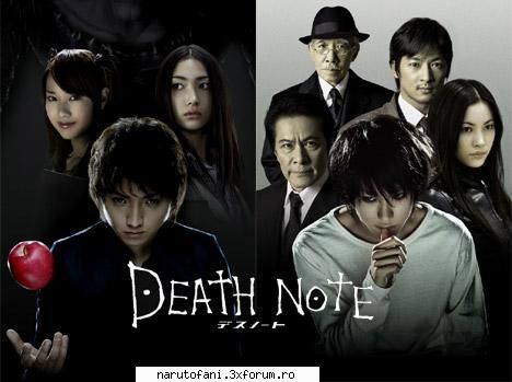 death note movie este film japonez inspirat dupa celebrul anime death note.este film super,are Fan NaruHina4ever