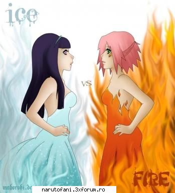 hinata o face praf si pulbere pe sakura ie mult mai puternica hinata vs sakura