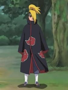 Deidara - Cretă Colorată. - Akatsuki.