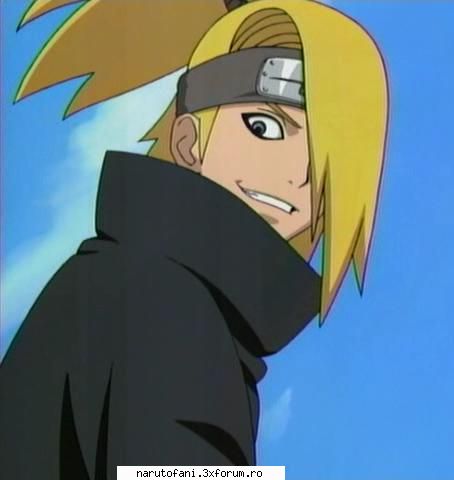 Deidara - Cretă Colorată. - Akatsuki.