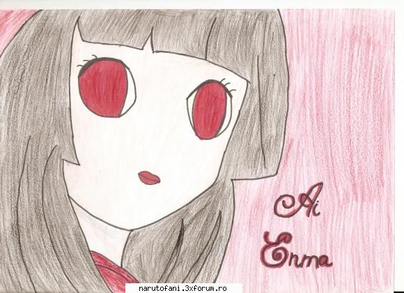 Operele voastre de arta. ^^ - Ai Enma, din Hell Girl - Fan Art.