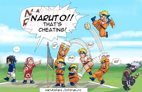 Poze haioase=)) - hai la un volei cu Naruto - Pozele personajelor.