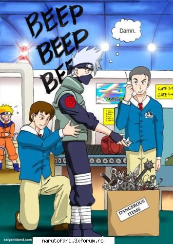 Poze haioase=)) - mereu intri in belele Kakashi - Pozele personajelor.